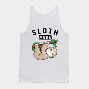 Cute Sloth Mode Tank Top